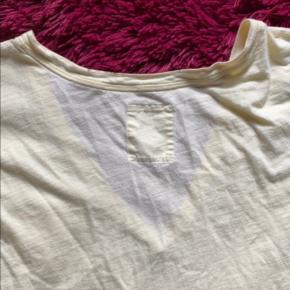 Hollister yellow v-neck sheer top - Picture 8 of 8